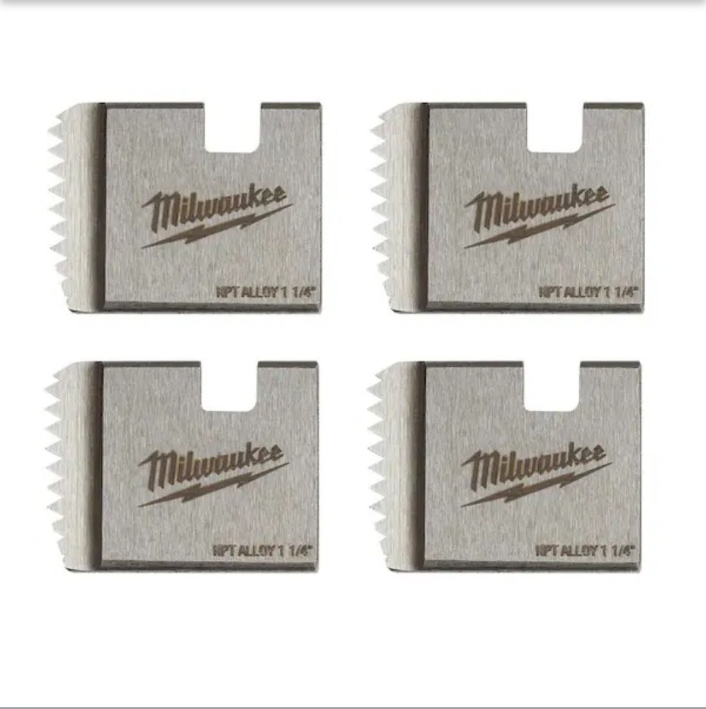 Milwaukee Model №: 48-36-1104 1-1/4 in. (1.25&Prime;) ALLOY NPT Pipe Threading Dies