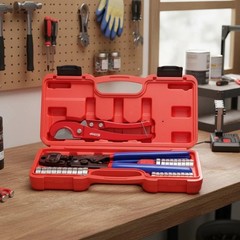 Ratchet PEX Cinch Tool with Removing Function for 3/8-in, 1/2-in, 3/4-in, 1-i&hellip;