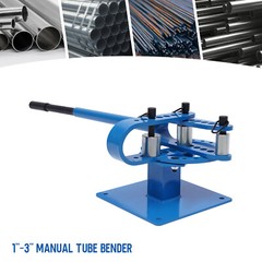 Premium Pipe Tube Bender 1&rdquo;-3&rdquo; Inch Manual Tube Bender & 7 Dies Tubing Metal