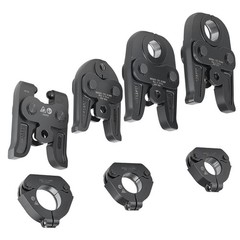 7 &ndash; Piece Pressing Kit 1/ 2 to 2 Inch with Jaws, Rings, Actuator and Case