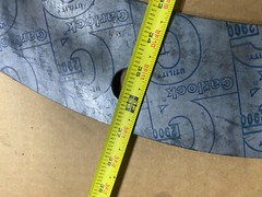 Garlock Style 2900 Industrial Pipe GASKET 29&Prime; ID , 37&Prime; OD