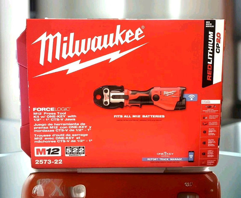 Milwaukee 2573-22 M12 FORCE LOGIC Press Tool Kit &ndash; NEW &ndash; FAST/FREE SHIPPING