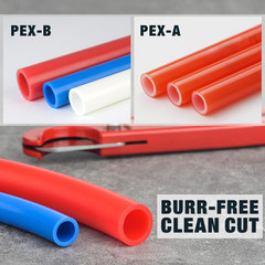 Pex Tubing Cutter for 1/8,1/4, 3/8, 1/2, 3/4-Inch up to 1-Inch Pex Pipe Cutter