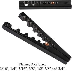 Portable Flaring Tool Kit with 7 Sizes for Easy HVAC and Plumbing Projects
