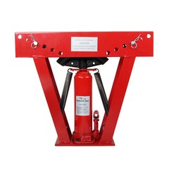 12 Ton Pipe Bender Manual Hydraulic w/6 Dies Piping Bending Exhaust Tube Tools