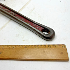Vintage Reed Mfg Co No. CW14 Heavy Duty Bicycle Chain 2&Prime; Pipe Wrench Erie PA USA