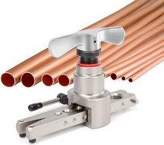Eccentric Flaring Tool Kit Single Flare for 1/4&Prime; &ndash; 3/4&Prime; Aluminum Copper Pipe
