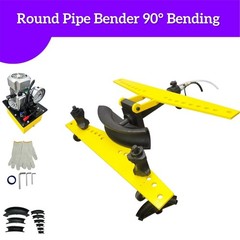 110V Industrial Split-type Pipe Bender Steel Pipe Round pipe Bender W/10Dies