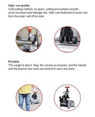 Electric Pipe Cutter Copper/Steel Pipe Cutter Handheld Round Pipe Cutting