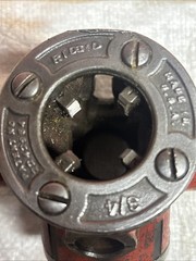Vintage RIDGID No. 30 Three-Way Pipe Threader 3/8&Prime;, 1/2&Prime; & 3/4&Prime; Dies w/Handle