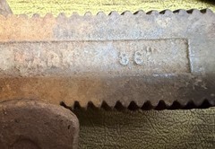 Vintage TRIMO Trimont 36&rdquo; Heavy Duty Pipe Wrench Industrial Forged Steel Tool
