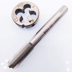 HSS M9 x 1mm Tap And M9 x 1.0mm Die Metric Thread Right Hand Machine Tool Kit