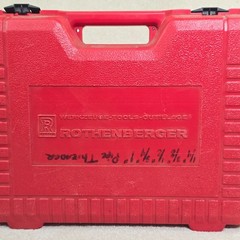 Rothenberger Manual Pipe Threader Kit 1&rdquo; To 1/4&rdquo; Mixed With Super Ego