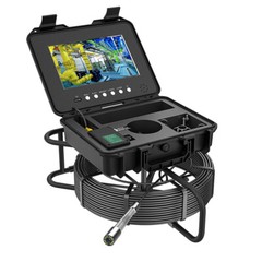 164ft Drain Sewer Camera Pipe Inspection Camera DVR HD 1080P 10&rdquo; Screen 5x Zoom