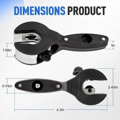 Ratcheting Tubing Cutter Tool Copper PVC Pipe Ratchet Tube 8-29mm Tube Cutter