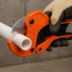 PVC Pipe Cutter 1-5/8&rdquo; Heavy Duty Ratcheting Tool for Plastic PEX &ndash; Bates Choice