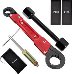 6Pc Plumbing Tool Kit Angle Stop Wrench 1/2&Prime; Compression Sleeve Puller