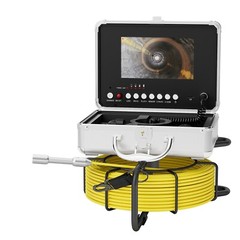 7inch Sewer Pipe Inspection Camera Drain Sewer Pipeline Industrial Endoscope 30m
