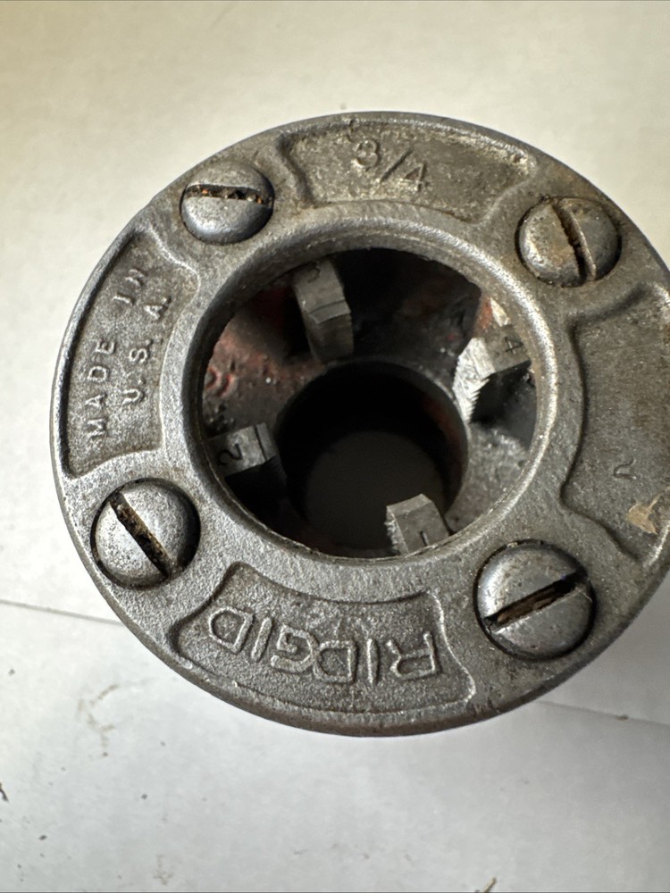 RIDGID 00-R 3/4&rdquo; Pipe Threading Die W/ Dies