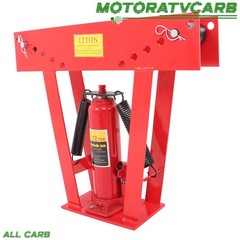 ALL-CARB Pipe Bender 12Ton Manual Hydraulic Piping Bending Exhaust Tube w/6 Dies