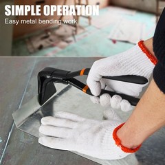 AWMWOCS 3-Piece Hand Seamers Sheet Metal Tools, Straight, 45&deg;and 90&deg; Sheet Me&hellip;