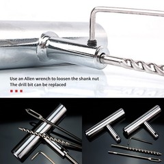 Tire Repair Kit Heavy Duty Plug Tools Set Car Truck ATV RV SUV Puncture 22pc &hellip;