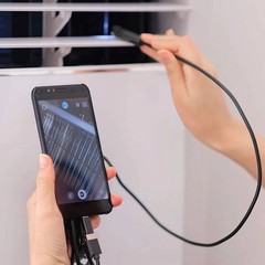 Pipe Inspection Camera Endoscope Video Sewer Drain Cleaner Waterproof Snake USB