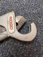 Ridgid PC-1375 plastic pipe & tubing cutter, used, good condition