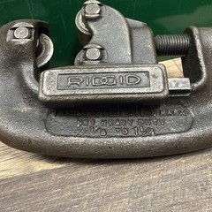 Vintage Rigid No. 1 Heavy Duty No. 1 & 2 Pipe Cutter Tool 1/8&Prime; To 1 1/4&Prime;