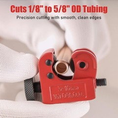 2 Pack Tubing Cutter, 1/8-inch to 5/8-inch Tube 5/8-inch, Red