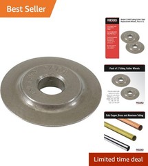 2 Pack Replacement Pipe Cutter Wheels for Ridgid Tubing Cutters