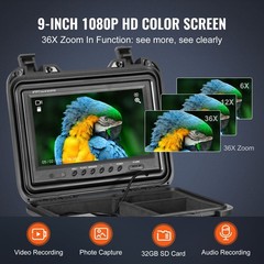 165FT Sewer Camera 9in HD Self-Leveling Pipe Inspection Tool