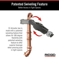 Ridgid Propress Rings Kitv1 1/2In To 1-1/4In