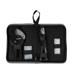 Husky 4 Piece PVC Cutter Kit W Foldable Pouch 2 Tools + Replacement Blades *NEW*
