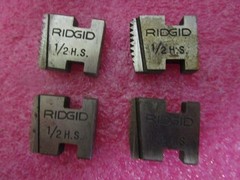 Ridgid 38090 1/2&Prime; NPT High Speed Pipe Dies Cast Iron 0R, 00R, 12-R, 11-R, 111-R