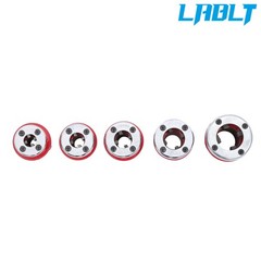 LABLT 6-Piece Set Of NPT 1/4&Prime; to 1-1/4&Prime; Manual Ratchet Pipe Thread Pipe Reel