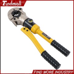 Findmall 8Mt Hydraulic Clamp Copper Tube Crimper with 4 Dies (16mm-32mm)