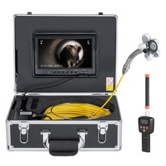 Sewer Camera 36X Zoom 9in HD 165ft Cable Self-Leveling