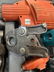 Ridgid 320-E ProPress Tool Set w/ 6 Jaw Heads, Charger, 2 Batteries & Case