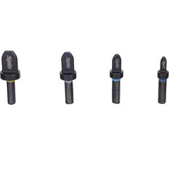 Spin Tools 4000 4-Piece Drill Bit Swaging Tool Set 1/4, 3/8, 1/2, 5/8-Inch