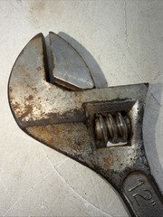 Ridgid Crescent Wrench 12&rdquo; Adjustable #712 The Ridge Tool Co. Elyria, Ohio USA