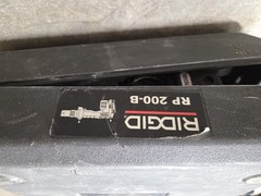 Ridgid RP 200-B Compact Press Tool Kit w/4 Jaws, Battery, And Case Used