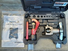 Doyle Premium Flaring Tool Kit COMPLETE USED 7 SIZES 3/16&Prime; &ndash; 3/4&Prime; No Ai Descrip