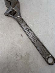 Ridgid Crescent Wrench 12&rdquo; Adjustable #712 The Ridge Tool Co. Elyria, Ohio USA