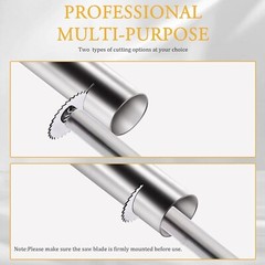 5-Piece Professional PVC Pipe Cutter Set with Durable Blades and Accessories