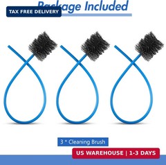 3 Pcs Condensate Trap Flexible Drain Brush, 16 Inch AC Drain Line Cleaning Brush