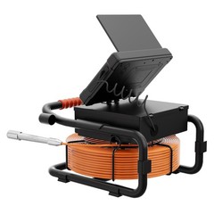 7&Prime; Sewer Pipe Inspection Camera Drain Pipeline Endoscope Self-Leveling 512Hz 50M