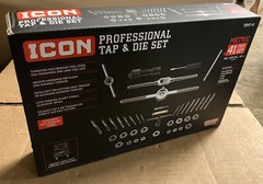 ICON 41pc. METRIC Professional Tap and Die Set with Storage Case &ndash; Model #59159
