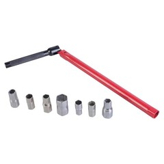Tap Key Set with Multiple Heads 8-17mm Stand Tap Wrench Pliers Basin Tool