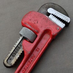 HIT Deluxe 300mm Pipe Wrench &ndash; Heavy Duty Drop Forged Japan Tool &ndash; Used